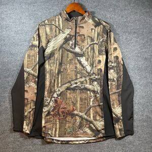 Mossy Oak Break Up Infinity Shirt Men's Large Long Sleeve Camo Outdoors Hunting